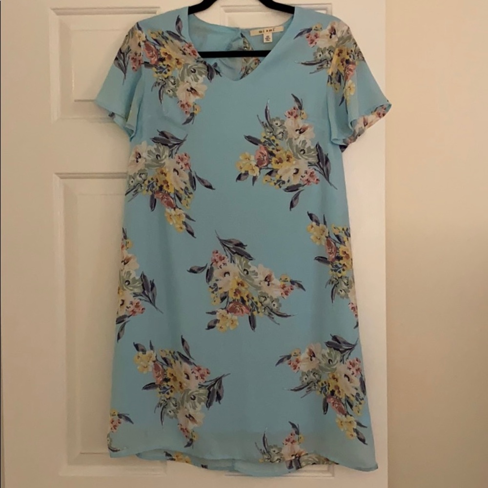 Blue Floral Dress
